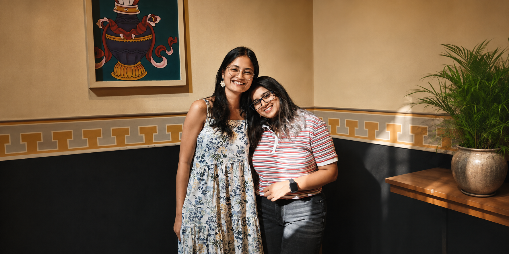 A soft, sunlit moment captured in a Thoda Soft dress