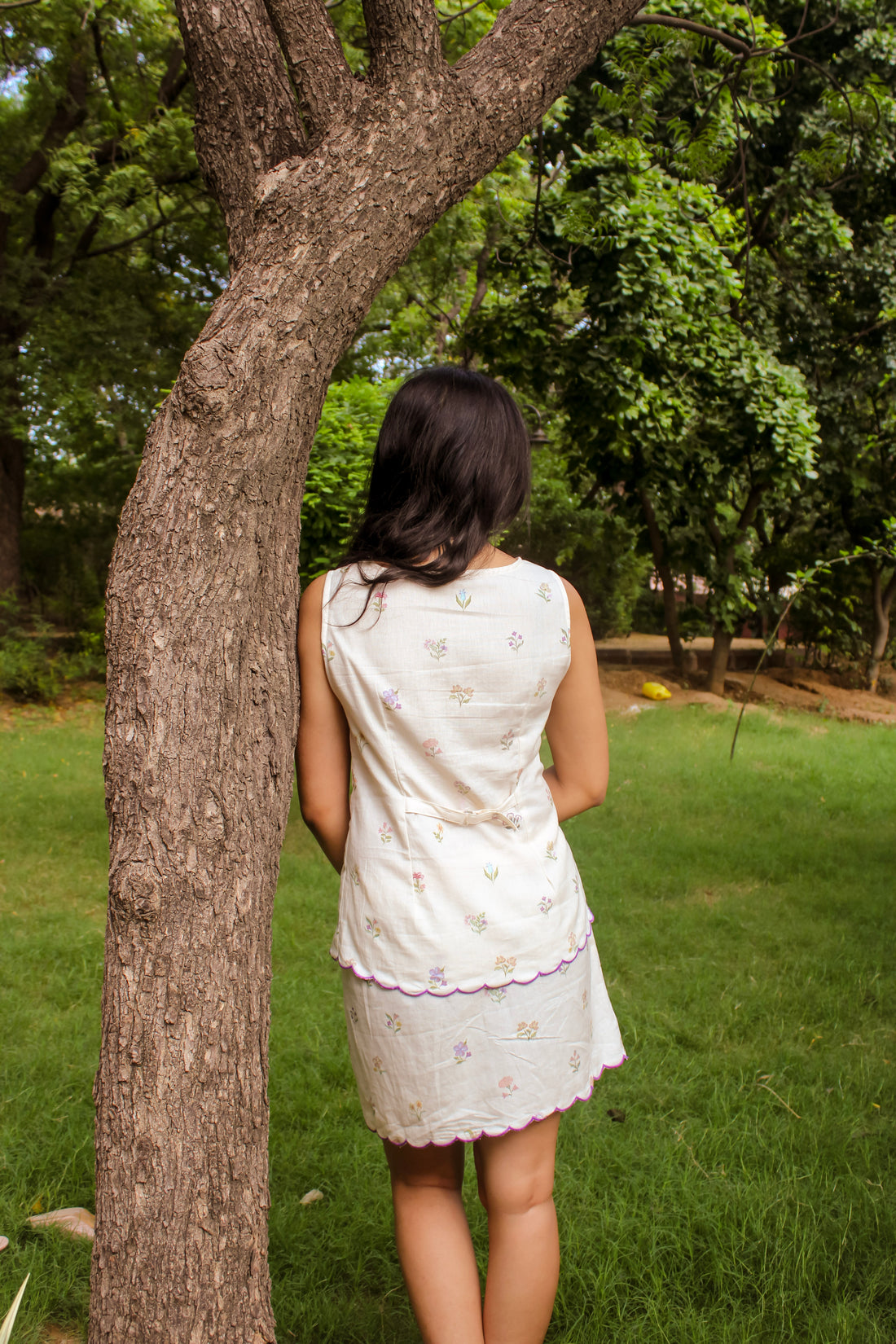 Ivory ditsy Bloom Coord Set